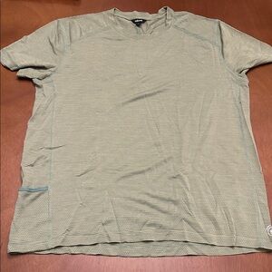 Allbirds Men's Moss Green Wool Blend Performance Short Sleeve Tee XL